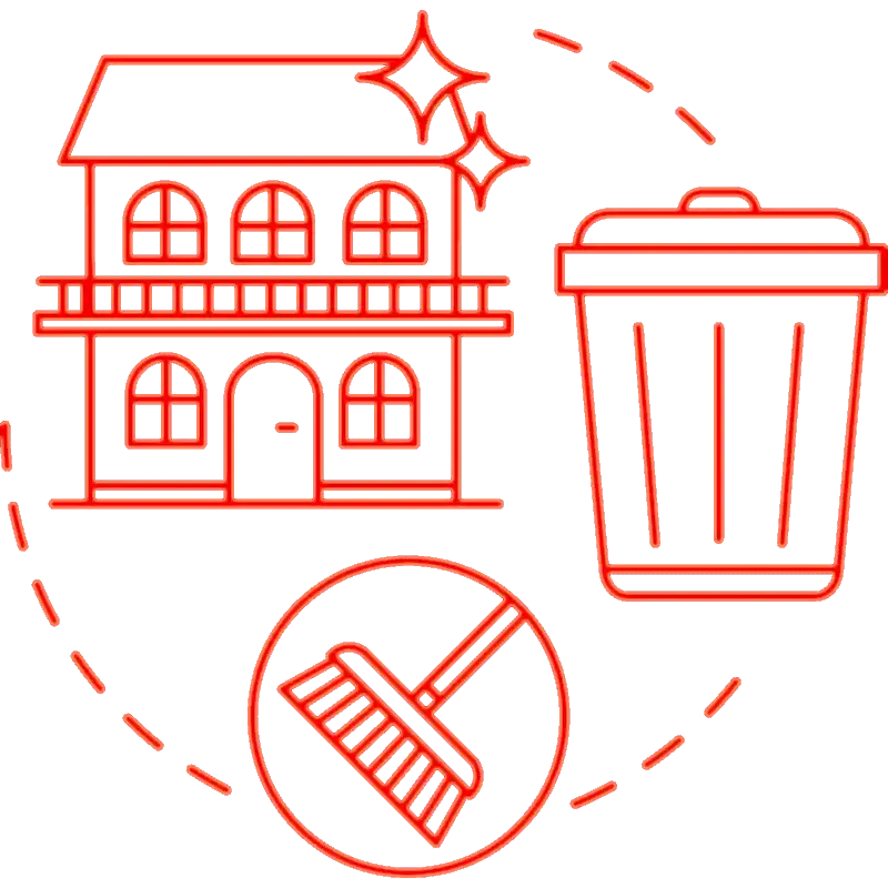 Professional house cleaning by Sweepy Maid for a spotless home.